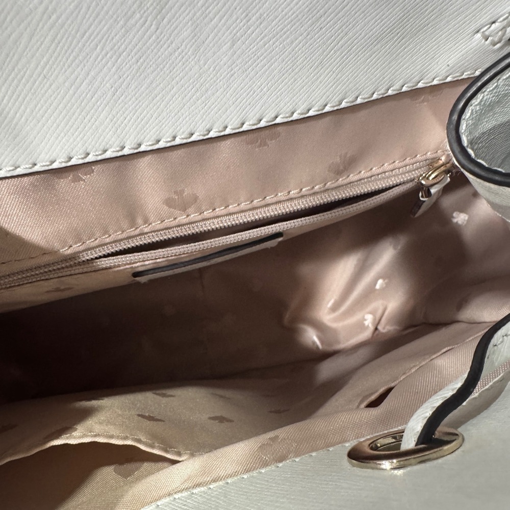 kate spade White Saffiano Leather Backpack - Picture 6 of 9